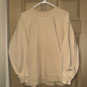 Lululemon Perfectly Oversized Crew - 
In color Cafe Au Lait (?)